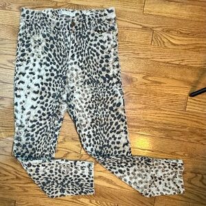 Anne Klein Animal Print Skinny Jeans
